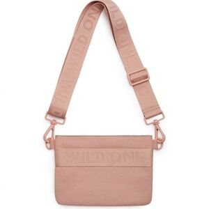 Wild One Dog Treat Pouch, Blush Pink